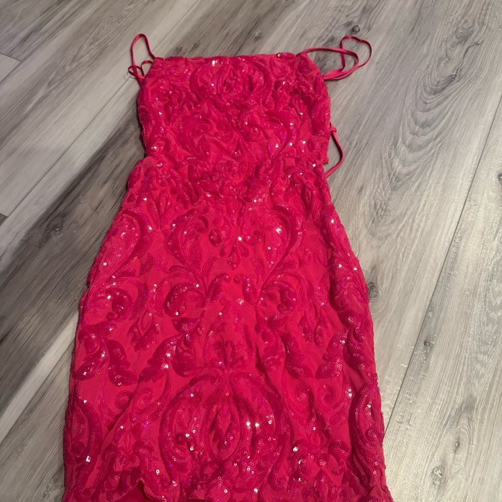 Stunning Pink Sequin Dress